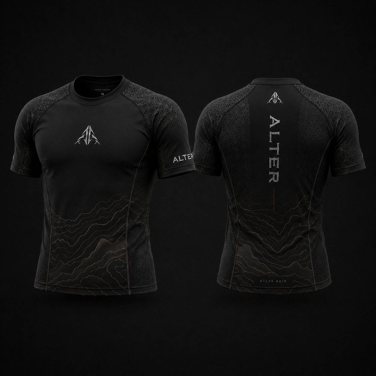 ATLAS NOIR Unisex rashguard